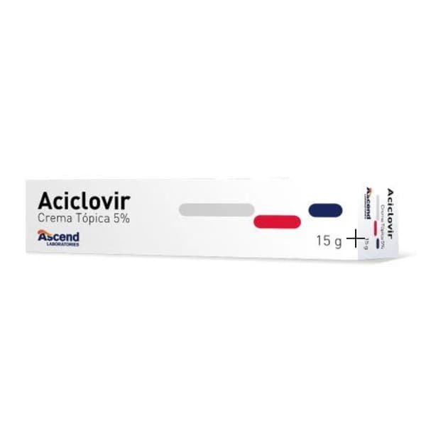 Aciclovir 5% cr. 15g Ascend