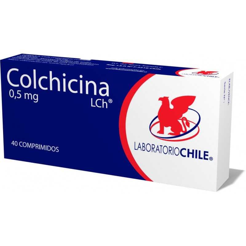 Colchicina 0,5mg 40com. Chile