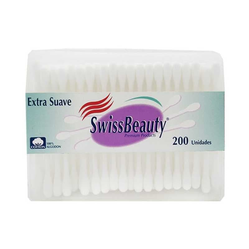 COTONITOS SWISS BEAUTY 200 UN. EXTRA SUAVES