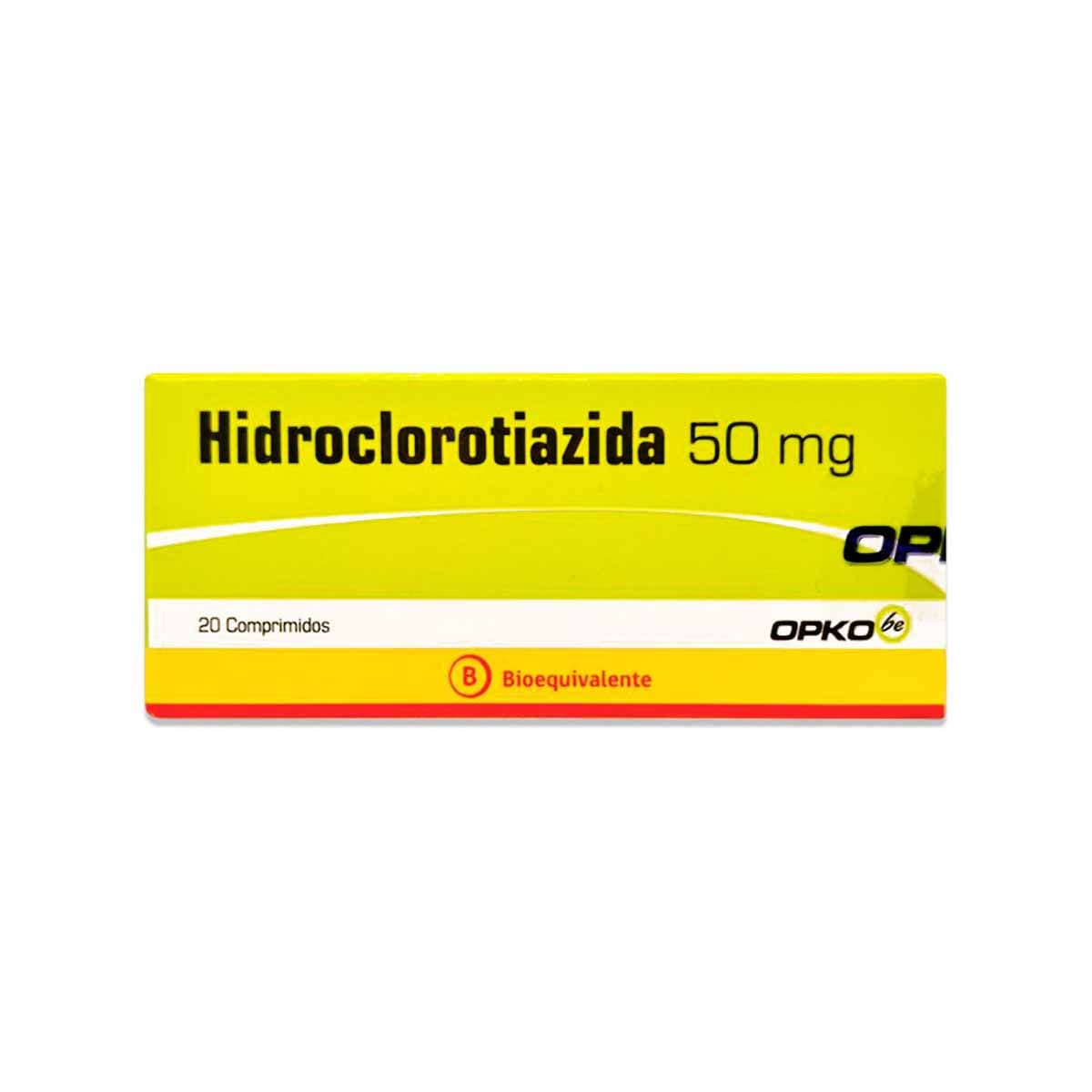 Hidroclorotiazida 50mg 20com. Opko