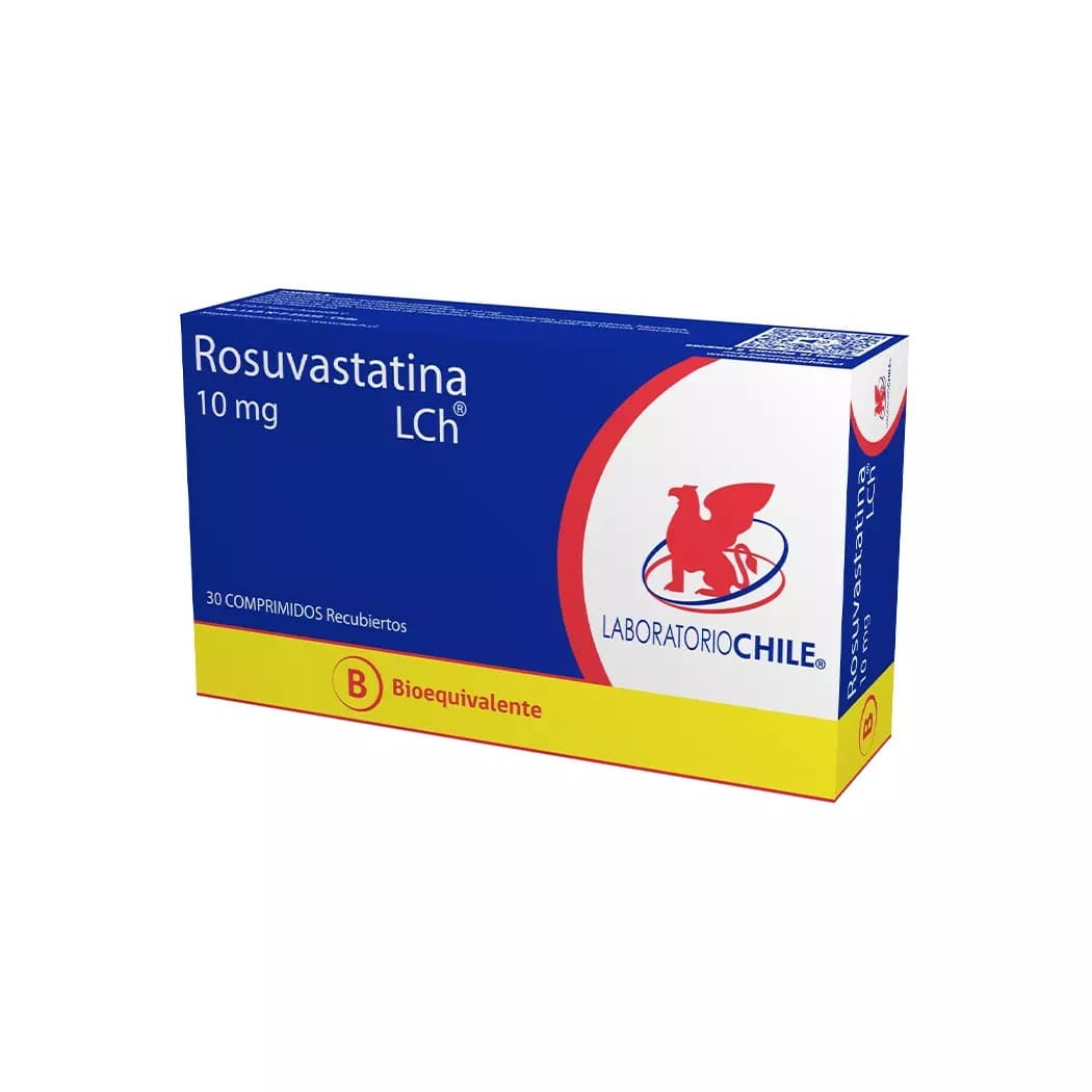 Rosuvastatina 10mg 30com. Chile