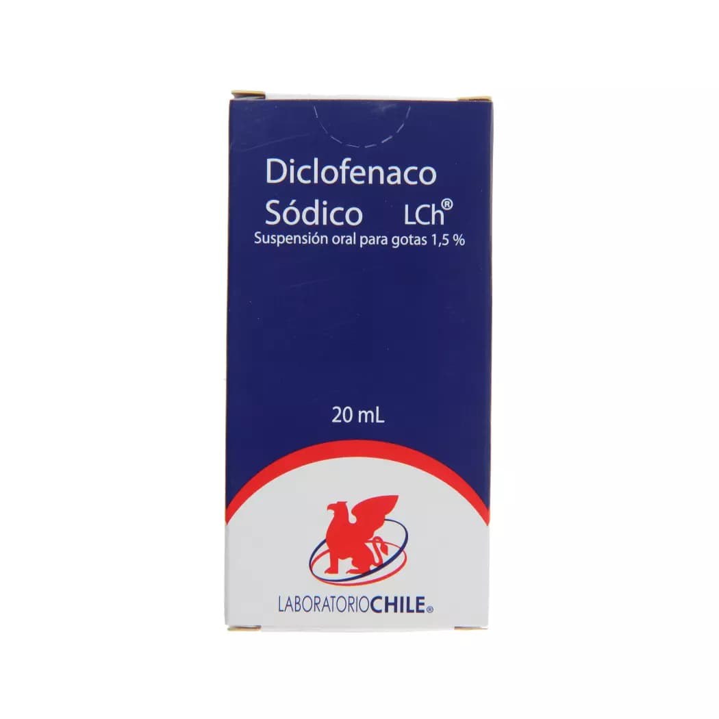 Diclofenaco Sodico 1,5% gta. 20ml Chile