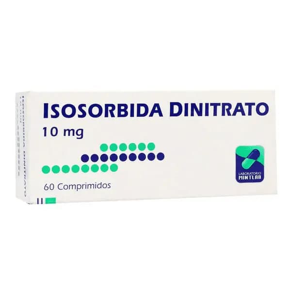 Isosorbida Dinitrato 10mg 60com Mintlab